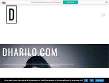 Tablet Screenshot of dharilo.com